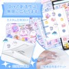 Sticker Notebook, 20 Refills, 2 Underlays, Clear A8, Silver, Mini