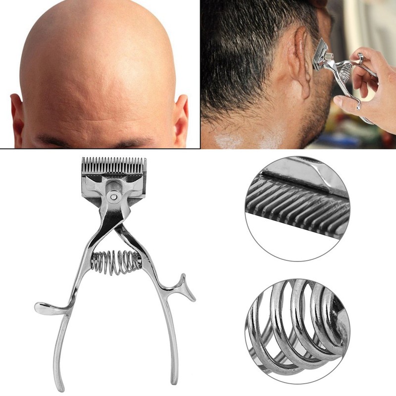 YUMILI Stainless Steel Manual Hair Cutting Tool, Hand Push Hair