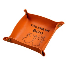 Valentines Day Gifts for Girlfriend Boyfriend, Wicked Merch, Birthday Gifts for Boyfriend, Mens Gifts, You are My Boo Leather Tray, Cute Couple Gifts for Her Girlfriend, Valentines Gifts for Her Him