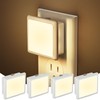 JandCase Night Light, 4 Pack Night Lights Plug into Wall