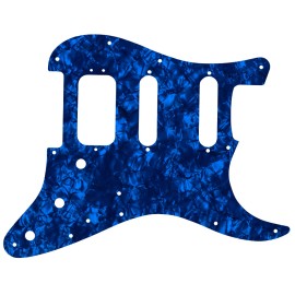 wd Pickguard For Fender American Deluxe Stratocaster Blue Pearl