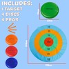 KreativeKraft Disc Throwing Game for Kids and Family, Outdoor Target