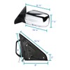 Spec-D Tuning Power Heated Chrome Left Driver Side Mirror Compatible