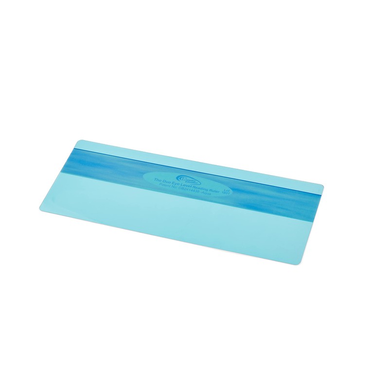 The Original Duo Reading Ruler Overlays - Aqua (Pack of
