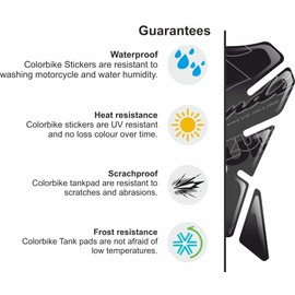 Tank Pad Tank Pad Motorcycle 3D Carbon Compatible with Motorcycle Suzuki Bandit GSF 600 650 1200 1250 ABS v2-21 x 13 cm