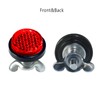 Red Reflector Motorcycle License Plate Bolts and Nuts