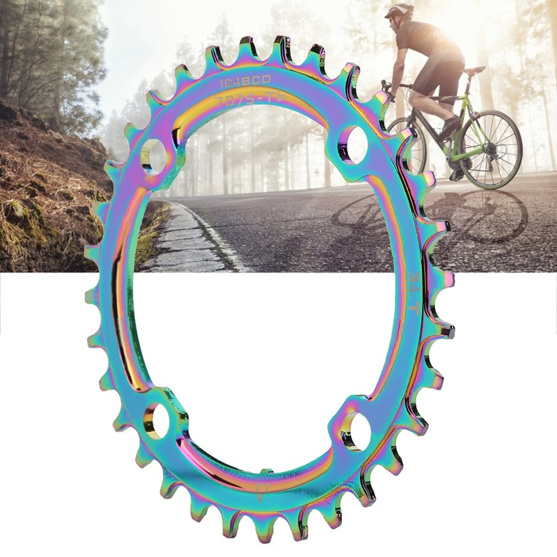 104BCD Mountain Bike Positive &amp; Negative Tooth Disc Chain Wheel
