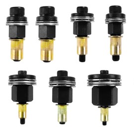 Set of 7 Rivet Nuts Rivet Set, Interchangeable Nut Parts, for M3-M4-M5-M6-M8-M10-M12 Rivet Nuts, Riveter Tool Mandrel, Retractable Nuts for Rivet Nut Tool Manual Riveting Machine