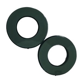 Floralcraft® 14" Foam Wreath Rings with Plastic Back - Set of 2 | Perfect for Funeral Tributes, Door Wreaths, and Table Centerpieces