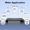 Ztyuav 25-Port Full Gigabit Easy Smart Managed Ethernet Switch-24 Ethernet