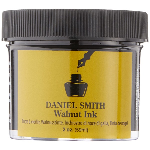 DANIEL SMITH Natural Walnut Ink Lightfast Sepia Pigmented Watercolor for
