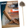 minkissy 2pcs Cigar Draw Needle Tool Accessory Enhance Your Smoking