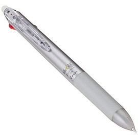 Pilot Rub-Off 2 Color Ballpoint Pen, Frixion Ball 2, 0.5, Silver, LKFB40EFS
