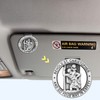 St Christopher Medal for Car Visor Clip, Saint Christopher Medal