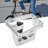 Folding Bike Front Carrier Adapter Aluminium Alloy Hollow Carved Mount