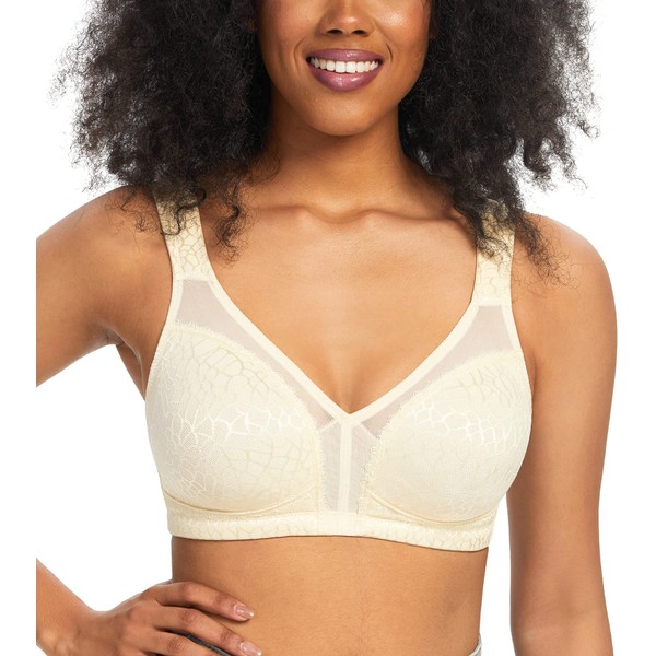 HACI Women's Full Coverage Minimizer Bra Non Padded Wirefree Full