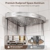 Binecer Corner Shower Caddy, 4 Tier Standing Shower Organizer with