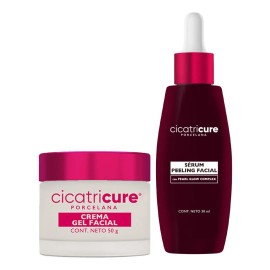 Cicatricure Serum PeelingX30 Ml  Gel Facial AntimanchasX50G Cicatricure para piel normal de 80mL- pack x 2 unidades                                   
