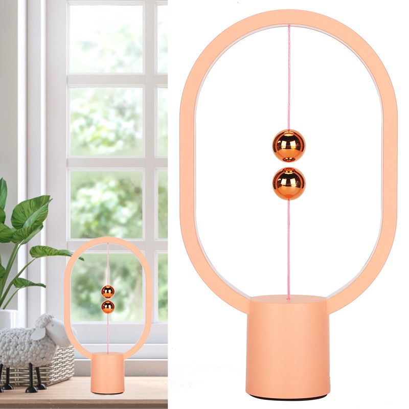 Balance Lamp LED Night Light Ellipse Magnetic MidAir Switch USB