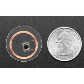 MicroMaker NFC/RFID Tags and Transponder 13.56MHz RFID/NFC Clear Tag - NTAG203 Chip - SKU 5458