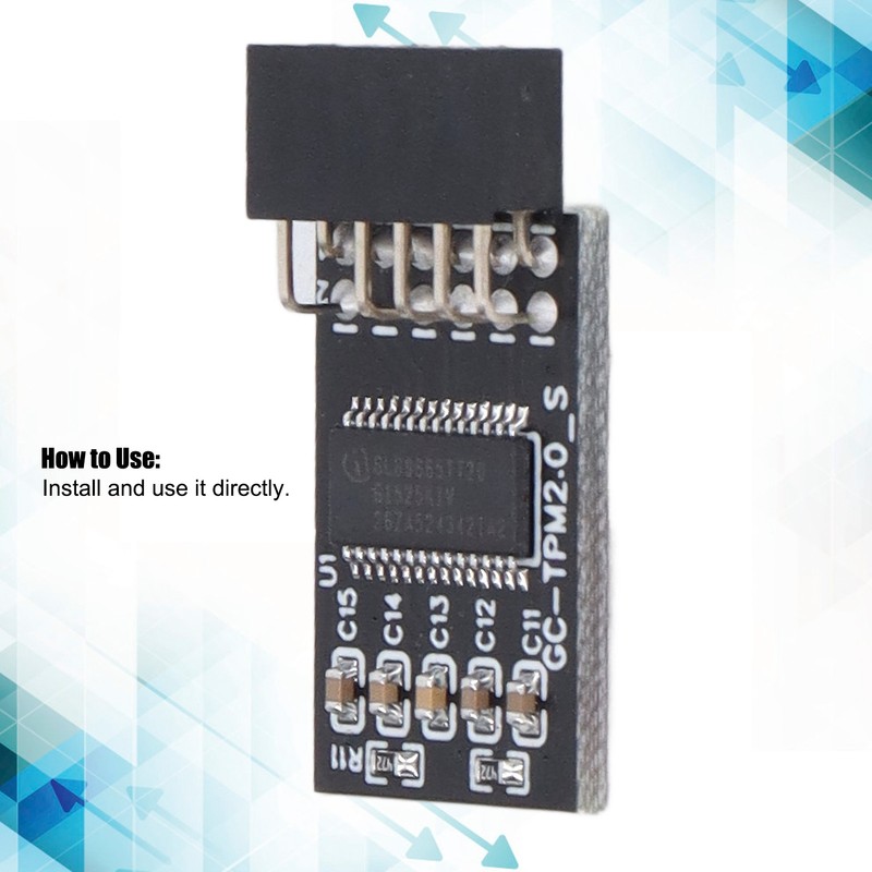 TPM 2.0 Module LPC SPI 12Pin Remote Card Encryption Security
