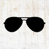 6 in Sunglasses Sticker - Vinyl Decal for Wall Bottle