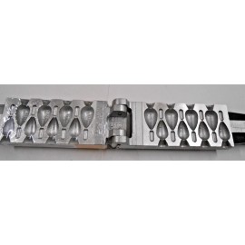 Do-It 1113 DO-IT Bass Casting Sinker Mold 1 & 1-1/2 oz 100 # 7 Swivels included