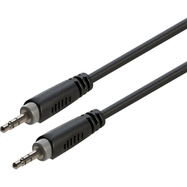 Pro Audio RACC240 3 ft"3.5 mm Jack to 3.5 mm Stereo Jack" Speaker Cable