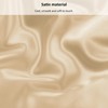 Lirex Satin Fitted Sheet, Luxurious Silky Smooth Polyester Bedding Soft