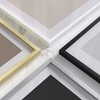 HAUS AND HUES 6x8 Black Metal Picture Frames - Black