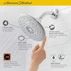 American Standard 9038374.278 Spectra+ Touch 4-Function Shower Head, 1.8 GPM,