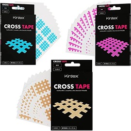 Kintex Cross Tape Size A (Blue) (27 mm x 20 mm), 90 Plasters