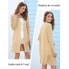 MessBebe Women Knit Long Sleeve Sweater Cardigans Chunky Soft Open