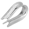 Pack of 50 Wire Rope Thimbles Stainless Steel Cable Rigging