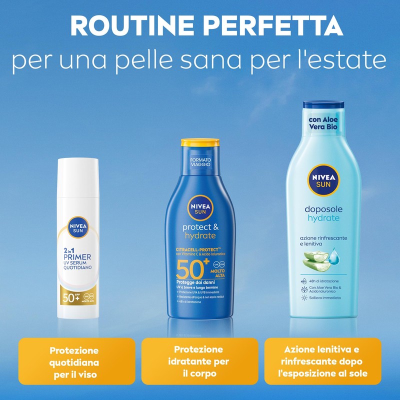 NIVEA SUN Protect & Hydrate SPF 50+ Formato Viaggio 100