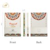 Navkejon Personal Journal for Women Men, Bohemian Printed Edge Notebook