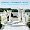 2PCS Thick White Truss Cover - High Elasticity Scrim Sleeve