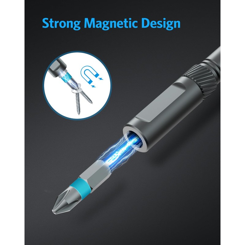 24 in 1 Magnetic Screwdriver Set, Mini Ratchet Screwdriver Set,