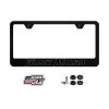 BLVD Black Mamba License Plate Frame Premium Black Metal
