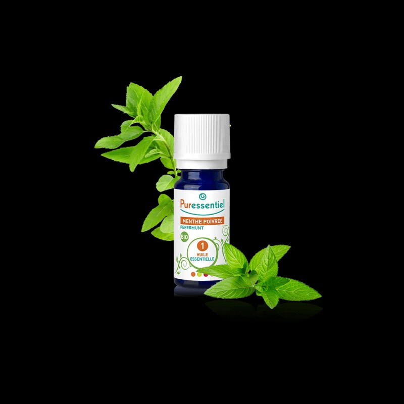 Puressentiel Expert Menthe Poivrée Bio Huile Essentielle 10ml