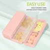 FYY Daily Pill Organiser, 7 Compartments Portable Pill Case Travel