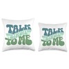 Talk Birdie To Me Throw Pillow
