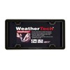 WeatherTech ClearFrame License Plate Frame, (No Cover) - Black