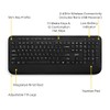 NXT Technologies Wireless Comfort Keyboard, Full‑Size with Wrist Rest, USB