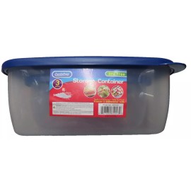 FamilyMaid 3 FamilyMaid Food Storage Container Blue top/clear bottom BPA Free plastic 62043