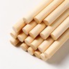 WANYI Pack of 100 Wooden Sticks, Wooden Sticks for Crafts,