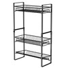 HOISIMDY Spice Rack Countertop 3 Tier Narrow Slim Tall Seasoning