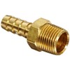 Anderson Metals 57001 Brass Hose Fitting, Adapter, 3/8" Barb x