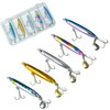 OHF Metal Jig Set Flounder, Jigging, Surf, Set of 5,