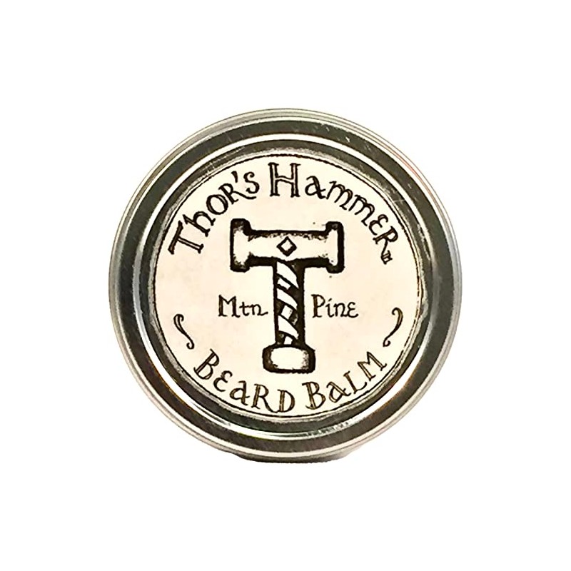 Pine Beard Balm, Thor's Hammer Mountain Pine Beard Balm and